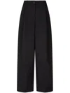 Studio Tomboy High-rise Wide-leg Trousers In Black