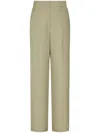 STUDIO TOMBOY PINTUCK-DETAIL WIDE-LEG TROUSERS