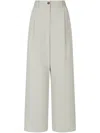 Studio Tomboy Pleat-detail Trousers In Neutrals