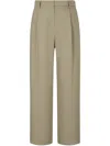Studio Tomboy Pleat-detail Trousers In Neutrals