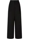 Studio Tomboy Pleat-detail Trousers In Schwarz