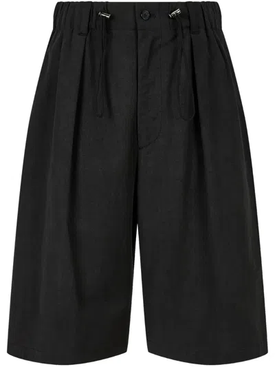 Studio Tomboy Pleated Shorts In Black
