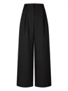 Studio Tomboy Pleated Trousers In Black