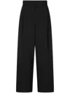 Studio Tomboy Pleated Trousers In Black