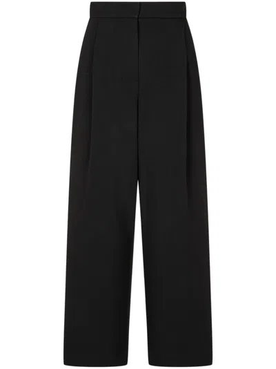 Studio Tomboy Pleated Trousers In Black