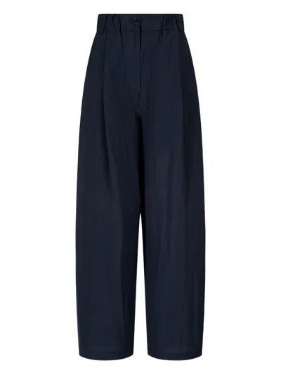 Studio Tomboy Pleated Trousers In Blue