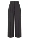 Studio Tomboy Pleated Trousers In Gray