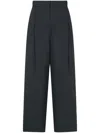 Studio Tomboy Pleated Trousers In Grey
