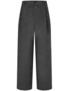 Studio Tomboy Pleated Trousers In Grey