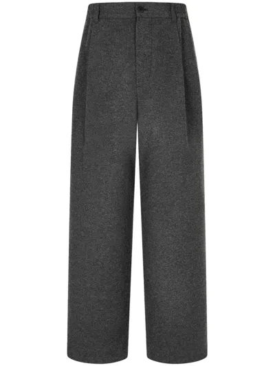 Studio Tomboy Pleated Trousers In Grey