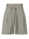 Studio Tomboy Pleated Waist-tie Shorts