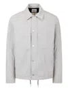 Studio Tomboy Pocket-detail Drawstring Shirt Jacket In Gray