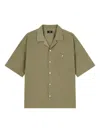 Studio Tomboy Pocket Short-sleeve Shirt In Green