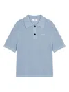 Studio Tomboy Polo-collar Knit Top