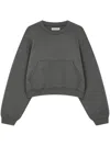 Studio Tomboy Pouch-pocket Sweatshirt In Grey