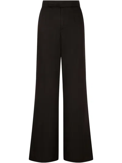 Studio Tomboy Pressed-crease Trousers In Black
