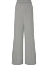 Studio Tomboy Pressed-crease Trousers In Grey