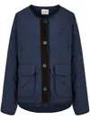 Studio Tomboy Quilted Jacket In 蓝色