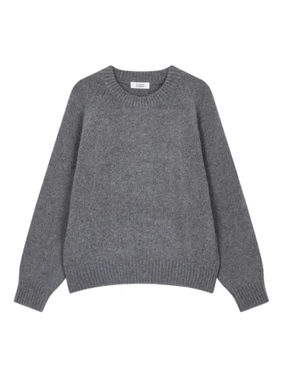 Studio Tomboy Raglan-sleeve Jumper In Gray
