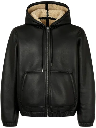 Studio Tomboy Reversible Hooded Jacket In Black