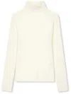 Studio Tomboy Ribbed Turtle Neck Sweater In Neutrals