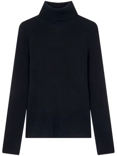 Studio Tomboy Ribbed Turtleneck Sweater In Blue