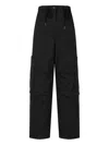 Studio Tomboy Ripstop Cargo Pants In Black