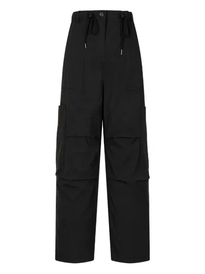 Studio Tomboy Ripstop Cargo Pants In Black