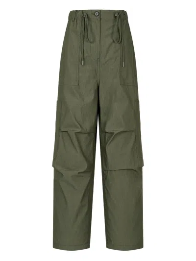 Studio Tomboy Ripstop Cargo Pants In Green