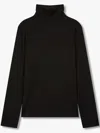 Studio Tomboy Roll-neck Long-sleeve T-shirt In Black