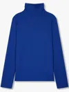Studio Tomboy Roll-neck Long-sleeve T-shirt In Blue