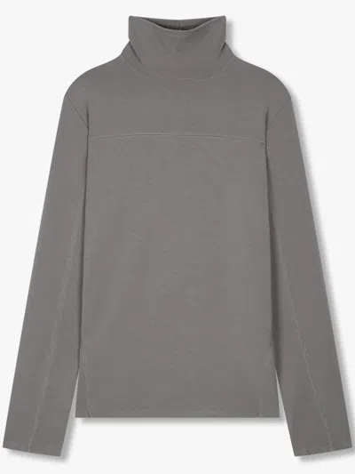 Studio Tomboy Roll-neck Long-sleeve T-shirt In Grey