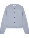 Studio Tomboy Round-neck Cardigan In Blue