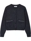 Studio Tomboy Round-neck Cardigan In Blue