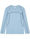 Studio Tomboy Seam Detailing Sweatshirt In 蓝色