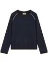 Studio Tomboy Seam Detailing Sweatshirt In Blue
