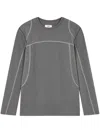 Studio Tomboy Seam Detailing Sweatshirt In Grey