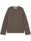 Studio Tomboy Seam Detailing T-shirt In 褐色