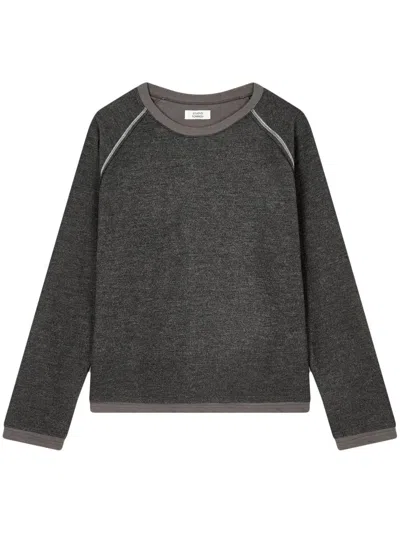 Studio Tomboy Seam Detailing T-shirt In Grey