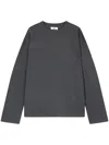 Studio Tomboy Seam Detailing T-shirt In Grey