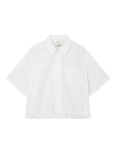 Studio Tomboy Short-sleeve Cropped Shirt