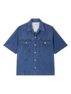 Studio Tomboy Short-sleeve Denim Shirt