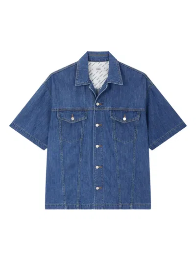 Studio Tomboy Short-sleeve Denim Shirt