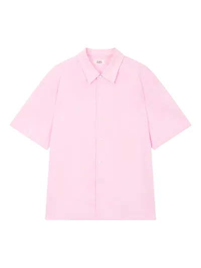 Studio Tomboy Short-sleeve Pocket Shirt In Pink