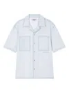 Studio Tomboy Short-sleeve Shirt In Blue
