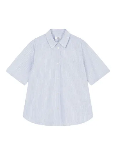 Studio Tomboy Short-sleeve Striped Shirt