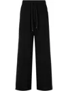 Studio Tomboy Side-stripe Track Pants In Black