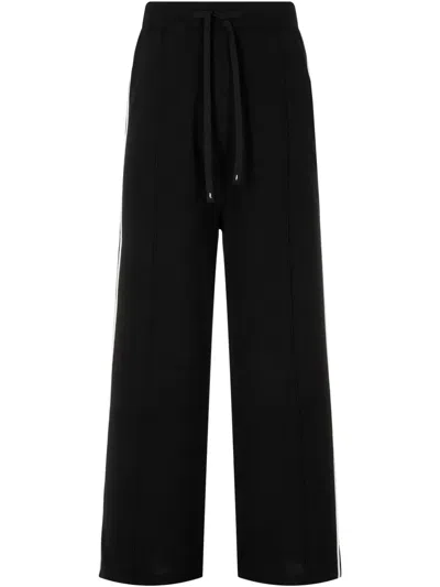 Studio Tomboy Side-stripe Track Pants In Schwarz