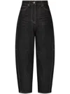 Studio Tomboy Signature Cropped Jeans In Black