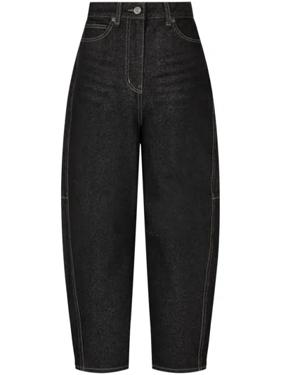 Studio Tomboy Signature Cropped Jeans In Black